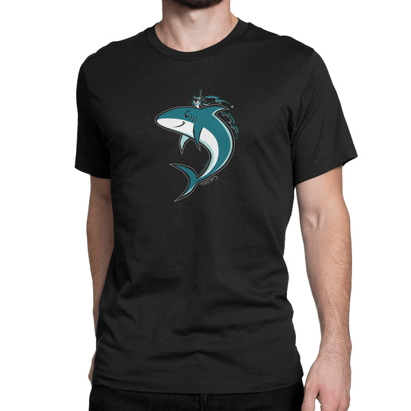 San Jose Shark x Ninja Panda v.2.1 Men's/Unisex T-shirt
