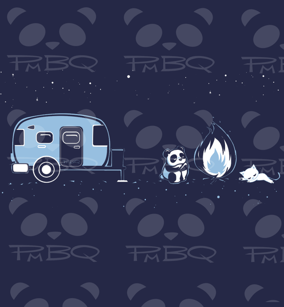 Camping Panda Youth T-Shirt