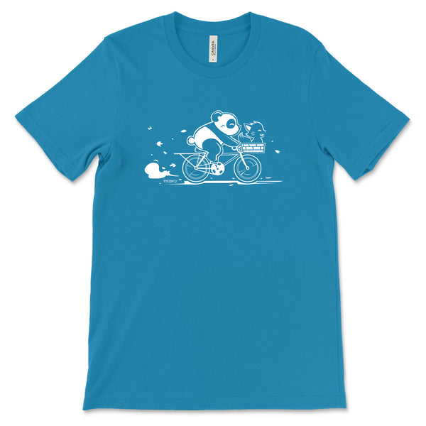 Bicycle Panda Men's/Unisex T-shirt