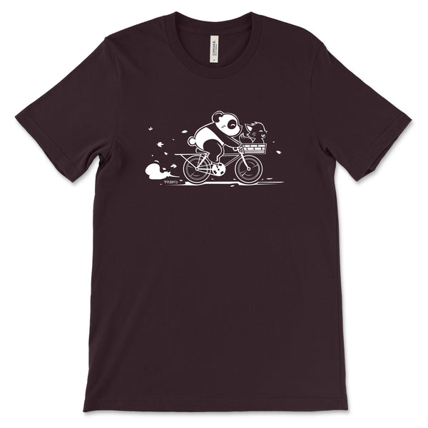 Bicycle Panda Men's/Unisex T-shirt
