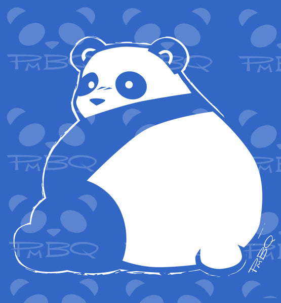 Big Butt Panda Men's/Unisex T-shirt