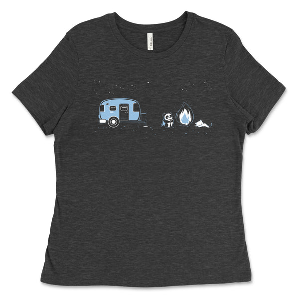 Camping Panda Women's T-Shirt