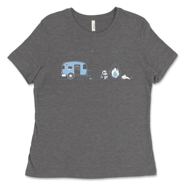 Camping Panda Women's T-Shirt