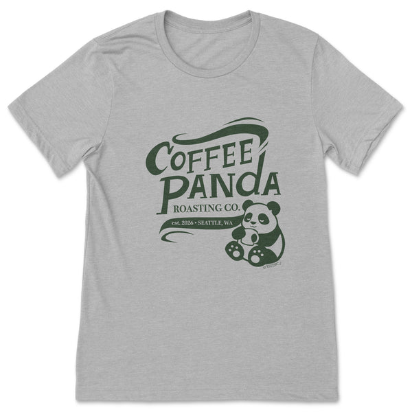 Coffee Panda Seattle Men's/Unisex T-shirt