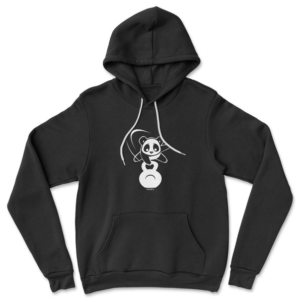 Kettlebell Panda Cozy Fleece Hoodie