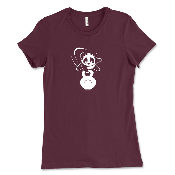 Kettlebell Panda Women's T-shirt