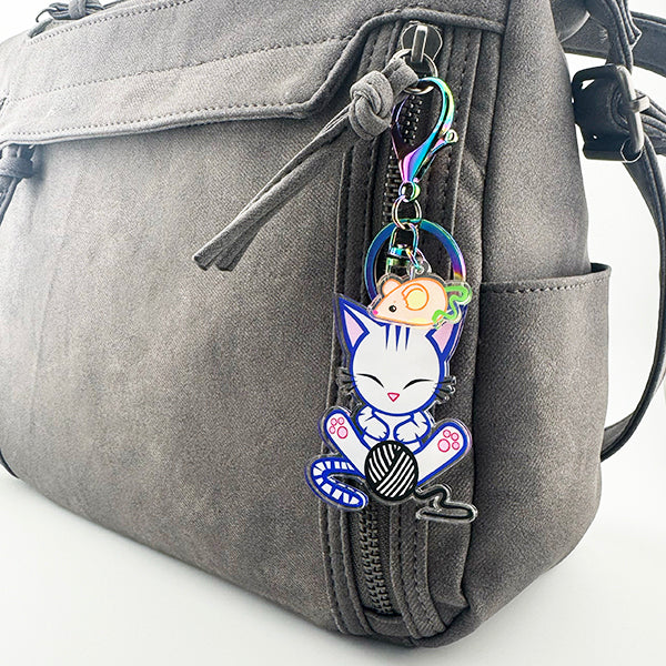 Stripe the Kitten Keychain