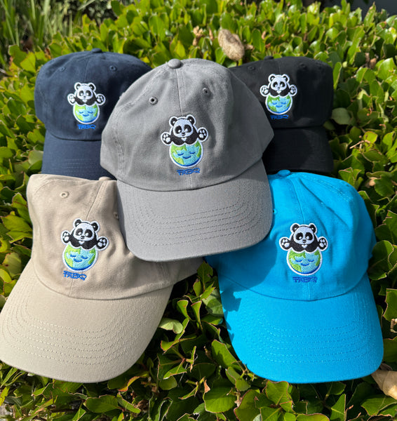 Panda &hearts; Earth Embroidered Baseball Cap