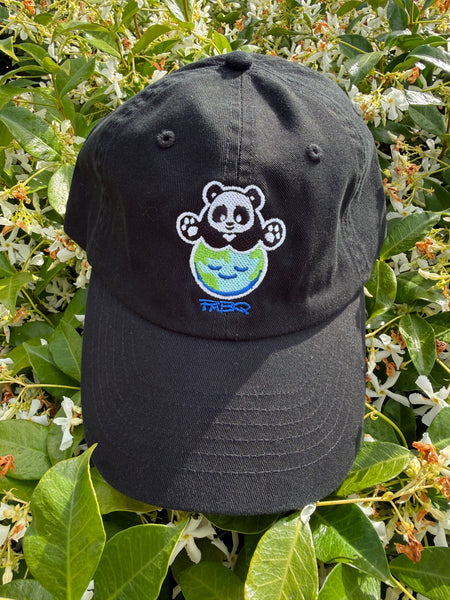 Panda &hearts; Earth Embroidered Baseball Cap