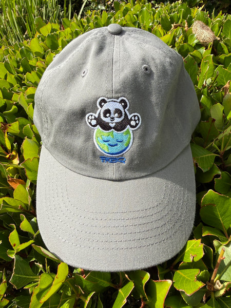 Panda &hearts; Earth Embroidered Baseball Cap