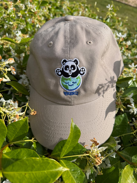 Panda &hearts; Earth Embroidered Baseball Cap