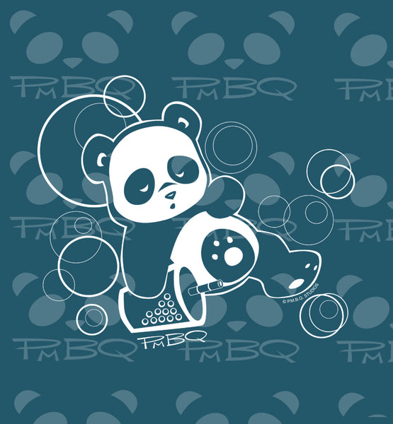 Sleepy Boba Panda Men's/Unisex T-Shirt