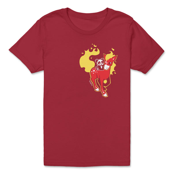 Fire Horse + Panda Youth T-shirt