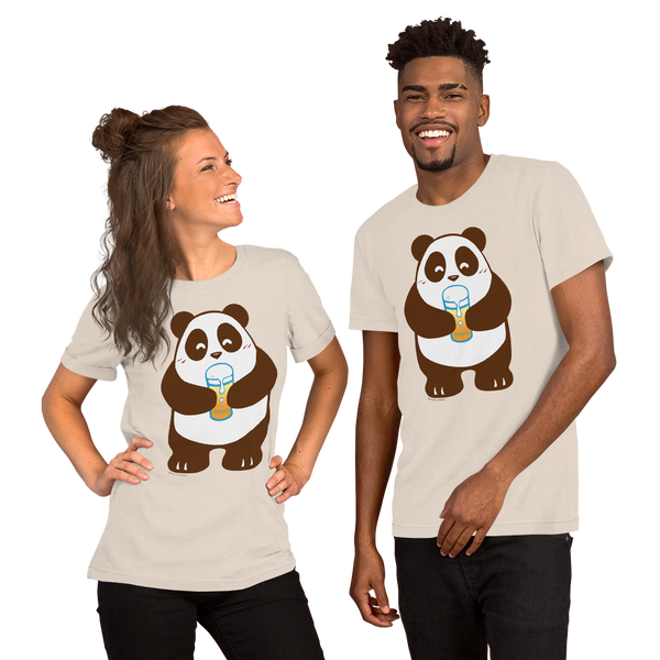 Sparkling Apple Juice Panda Men's/Unisex T-shirt