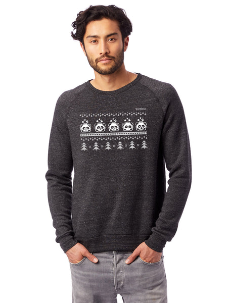 Cute Winter Pandabuns Eco-Fleece Sweatshirt