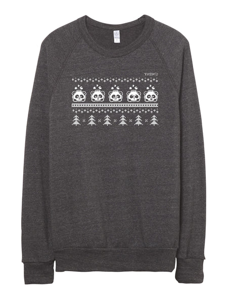 Cute Winter Pandabuns Eco-Fleece Sweatshirt