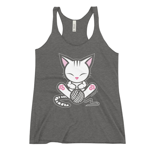 Stripe the Kitten Women's Racerback Tank