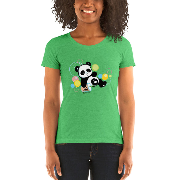 Sleepy Boba Panda Women's T-shirt