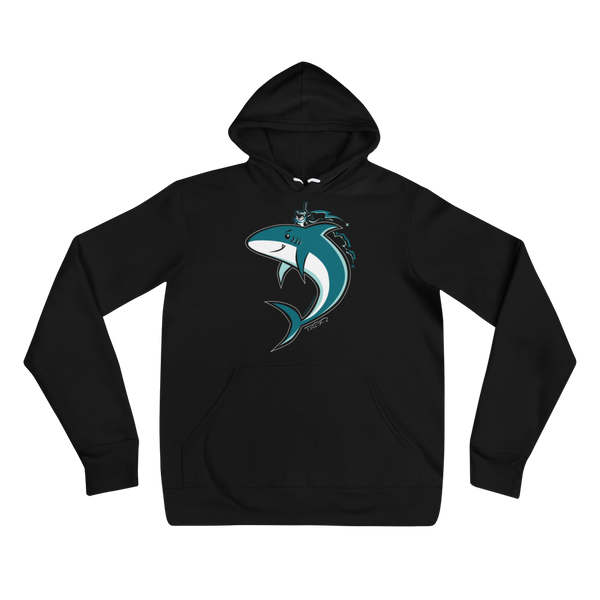 San Jose Shark x Ninja Panda v.2 Cozy Unisex Hoodie