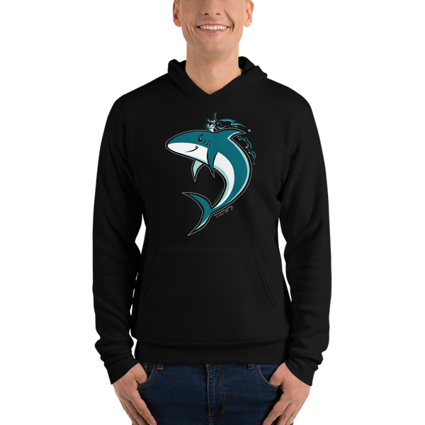 San Jose Shark x Ninja Panda v.2 Cozy Unisex Hoodie