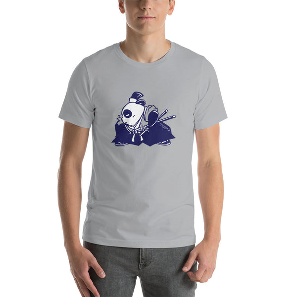 Samurai Panda Blue Men's/Unisex T-Shirt