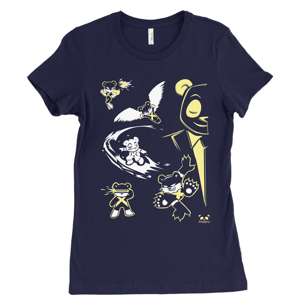 X-Pandas Navy Women's Tee
